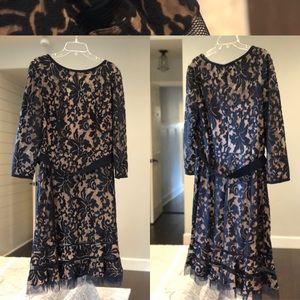 Tadashi Shoji Kennedy Dress in Navy